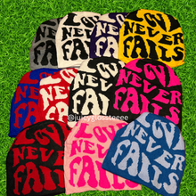 Load image into Gallery viewer, Love Never Fails Beanies
